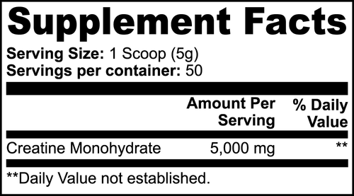 Creatine Monohydrate (250g) | CMENT